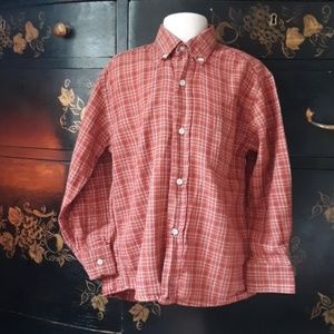 Boys 4T Papa d' Anjo Plaid Longsleeved Shirt